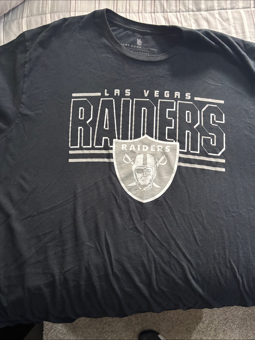 Las Vegas Raiders Black Graphic Tee
